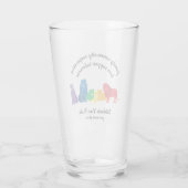 Erop je winnaar van de regenboogwet glas (Achterkant)