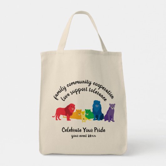 Erop je winnaar van de regenboogwet tote bag (Achterkant)
