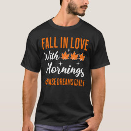 Erop verliefd worden ochtenden t-shirt