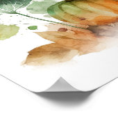 Erop verliefd worden Roestige Pompoen  Poster (Hoek)