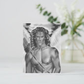 Eros Angel Love Briefkaart (Staand voorkant)