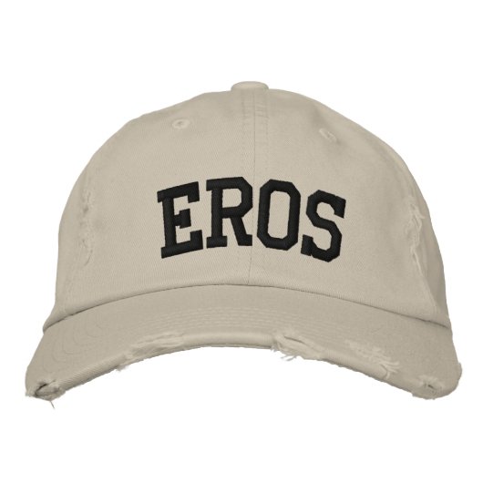 Eros geborduurd Pet (Voorkant)