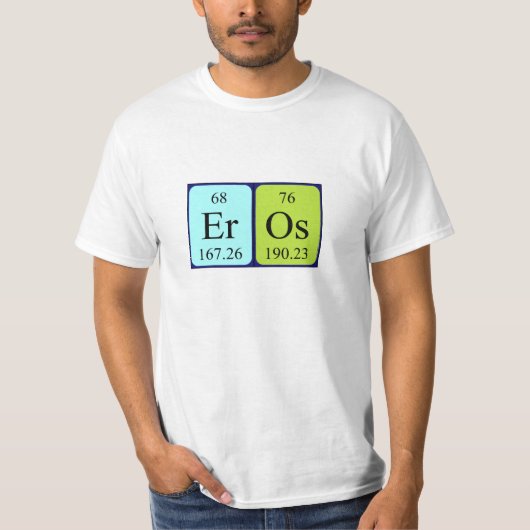 Eros periodiek shirt van de lijstnaam (Voorkant)