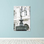 Eros, Piccadilly Circus Canvas Afdruk (Insitu (Houten vloer))