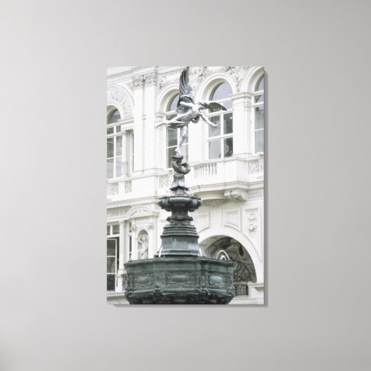 Eros, Piccadilly Circus Canvas Afdruk (Voorkant)