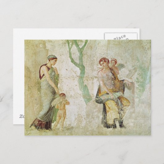 Eros wordt gestraft in aanwezigheid van Aphrodite Briefkaart (Voorkant / Achterkant)