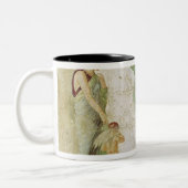 Eros wordt gestraft in aanwezigheid van Aphrodite Tweekleurige Koffiemok (Links)