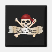 Err is mens, Arr is Pirate Magneet (Voorkant)