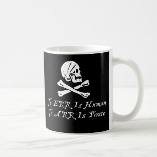 Err is mens tot Arr is piraat Koffiemok