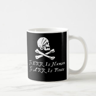 Err is mens tot Arr is piraat Koffiemok