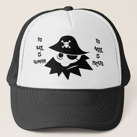 ERR IS MENSELIJK VOOR ARRR IS PIRATE Pet (Voorkant)