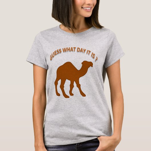 Erradag ? Bultdag Kameel T-shirt (Voorkant)