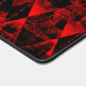 Erratische Rood- en Zwarte Diamond Wonder Bureaumat (Hoek)