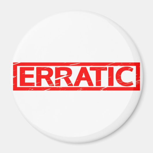 Erratische Stamp Magneet (Voorkant)