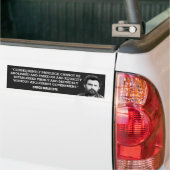 Errico Malatesta Anarchist Quote Bumpersticker (Op Truck)