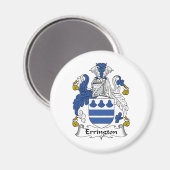 Errington Family Crest Magneet (Voorkant / Achterkant)