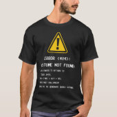 Error 404 Costume Not Found - Funny Halloween T-shirt (Voorkant)