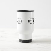 Error 404: Excuse Not Found Insulated Travel Mug Reisbeker (Center)