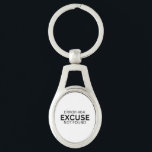 Error 404 Excuse Not Found Minimalist Typewriter Sleutelhanger<br><div class="desc">Carry the standard everywhere. A clear, heavy-duty acrylic keychain featuring high-definition typewriter printing on both sides for a modern, industrial look.</div>