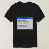 Error 404 Halloween Costume Not Found  T-shirt (Design voorkant)