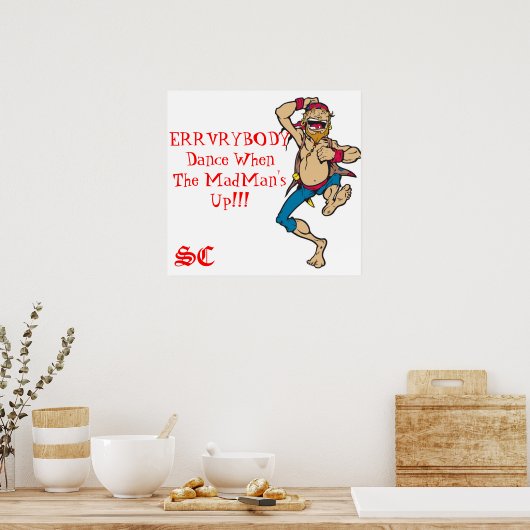 ERRVRYBODY Dance als de Madman op POSTER is (Keuken)