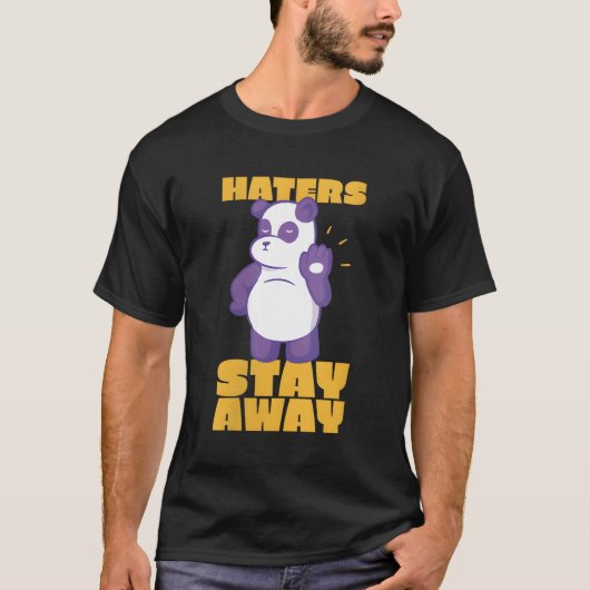 Ers blijf weg Panda T-shirt (Voorkant)