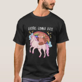 Ers Gonna E Red Panda Riding Unicorn T-shirt (Voorkant)