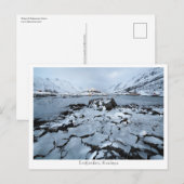 Ersfjorden Noorwegen Briefkaart (Voorkant / Achterkant)