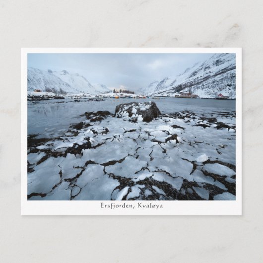Ersfjorden Noorwegen Briefkaart (Voorkant)