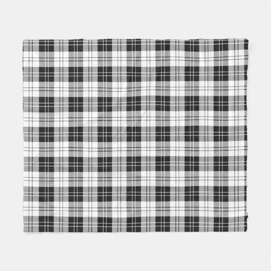 Erskine Black en White Pset Fleece Deken (Voorkant (Horizontaal))