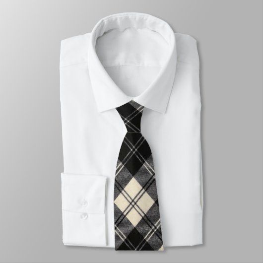 Erskine Black en White Stropdas (Gebonden)