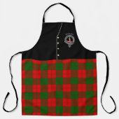 Erskine Clan Badge & Tartan Kilt Schort (Voorkant)