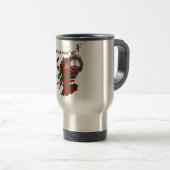 Erskine Clan Badge Travel Mug Reisbeker (Voorkant rechts)