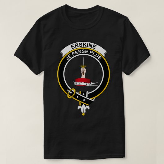 Erskine Crest Tartan Clan Schotse lan T-shirt (Design voorkant)