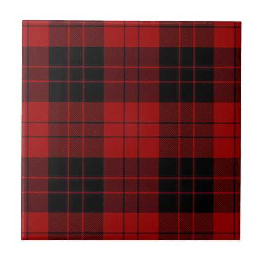Erskine (Paton) Tartan Schots patroonpatroon Tegeltje (Voorkant)