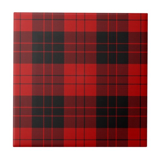 Erskine Paton Tartan Tegeltje (Voorkant)