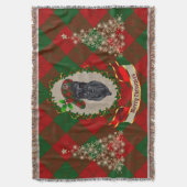 Erskine Scottie Dog Kerstmis Blanket Deken (Voorkant Verticaal)