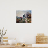 ERSTE LENTE IN VERNALESE / Toscaans landschap Poster (Keuken)
