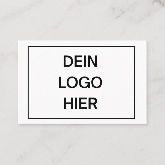 Erstelle deine eigene Visitenkarte Online Visitekaartje (Voorkant)