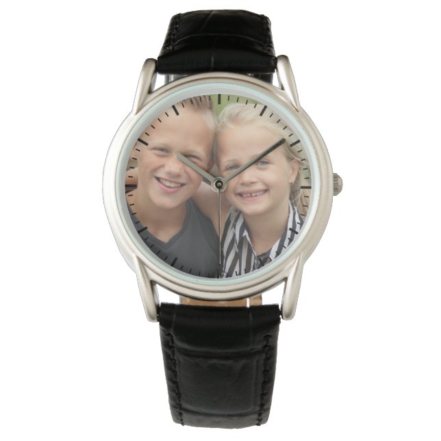 Erstellen Sie Ihr eigenes Foto Armbanduhr Horloge (Voorkant)