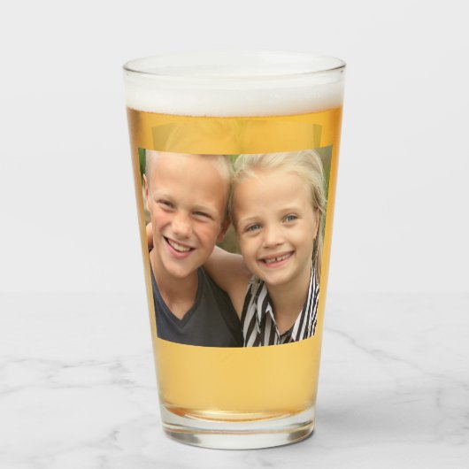 Erstellen Sie Ihr eigenes Foto Glas (Voorkant gevuld)