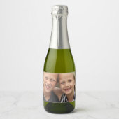 Erstellen Sie Ihr eigenes Foto Sparkling Wijnetiket (Voorkant)
