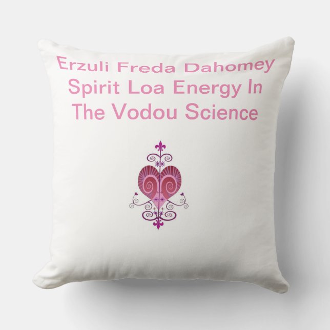 Ersuli Freda Dahomey Loa Spirit Ve Trow Pillow Kussen (Voorkant)