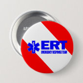 ERT-Noodresponsteam Ronde Button 7,6 Cm (Voorkant /achterkant)