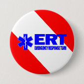 ERT-Noodresponsteam Ronde Button 7,6 Cm (Voorkant)