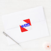 ERT-Noodresponsteam Vierkante Sticker (Envelop)