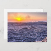 Erta Ale Volcano, Ethiopisch Briefkaart (Voorkant / Achterkant)