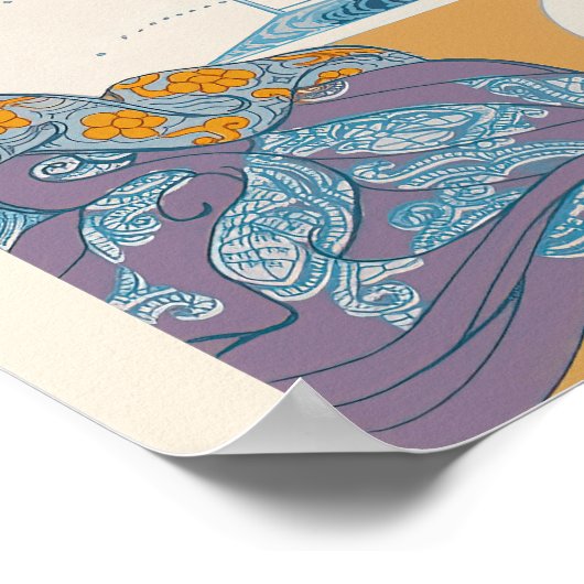 Erté - Bad van de Markies, 1980 Poster (Hoek)