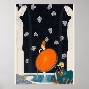 Erté - Bad van de Markies, 1980 Poster