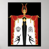 Erté - Broadway's in Mode [Night Version] Poster (Voorkant)